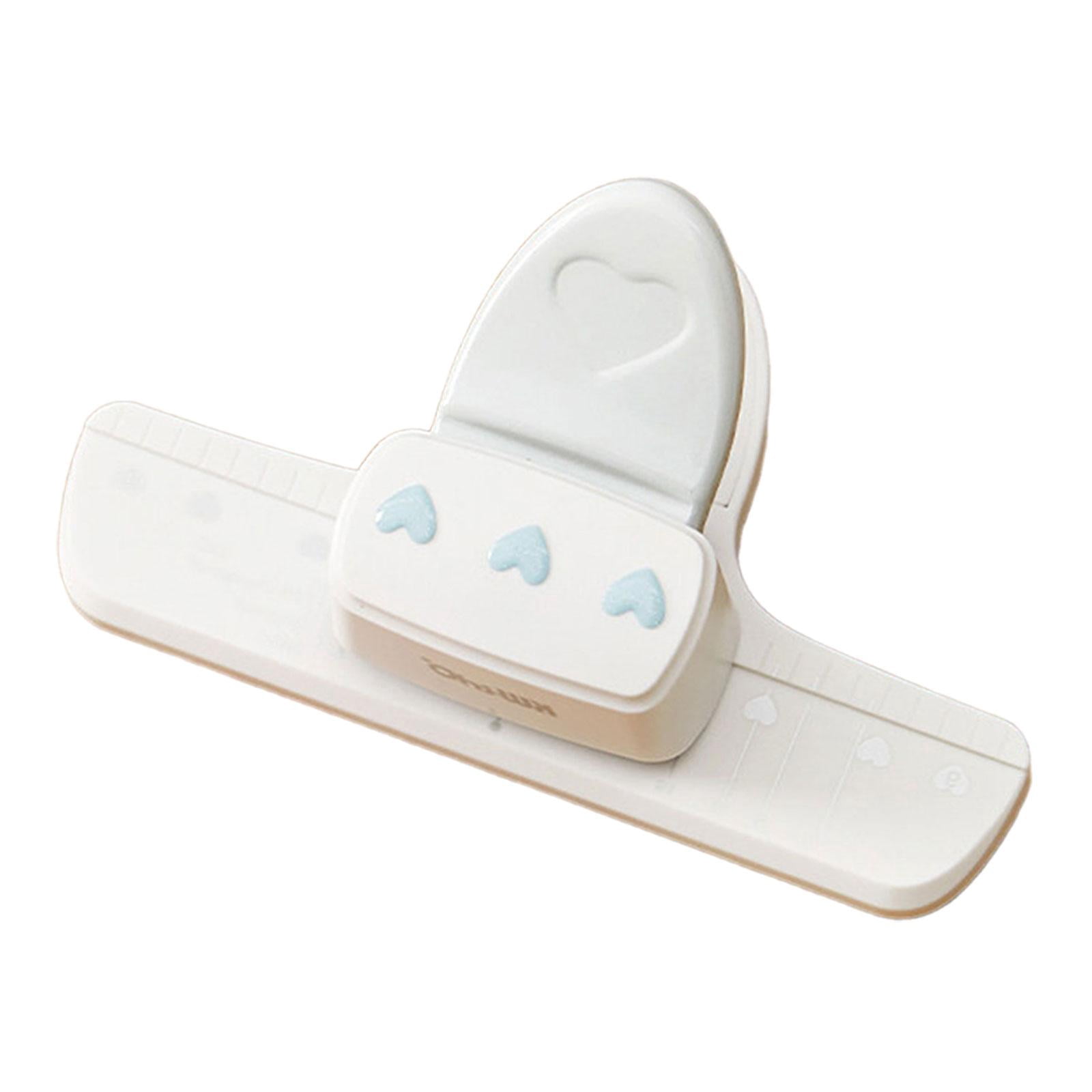 FVDPWYE Creative Border Punch DIY Hole Puncher Embosser for Greeting Cards Cardboard White