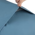 thumbnail image 3 of Unique Bargains Polyester Wrinkle Resistant Pillow Shams Set of 2 with Envelope Closure Queen Blue, 3 of 7