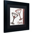 thumbnail image 2 of Trademark Fine Art "Cheers II" Canvas Art by Color Bakery Black Matte, Black Frame, 2 of 4