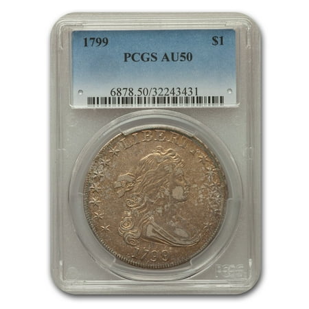 U S Mint 1799 Draped Bust Dollar Au 50 Pcgs Walmart Com