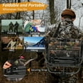 thumbnail image 4 of REDCAMP 360° Swivel Heated Hunting Chairs for Ground Blinds, Portable Folding Camo Camping Chairs for Adults Fishing Camping(No Power Bank), 4 of 8