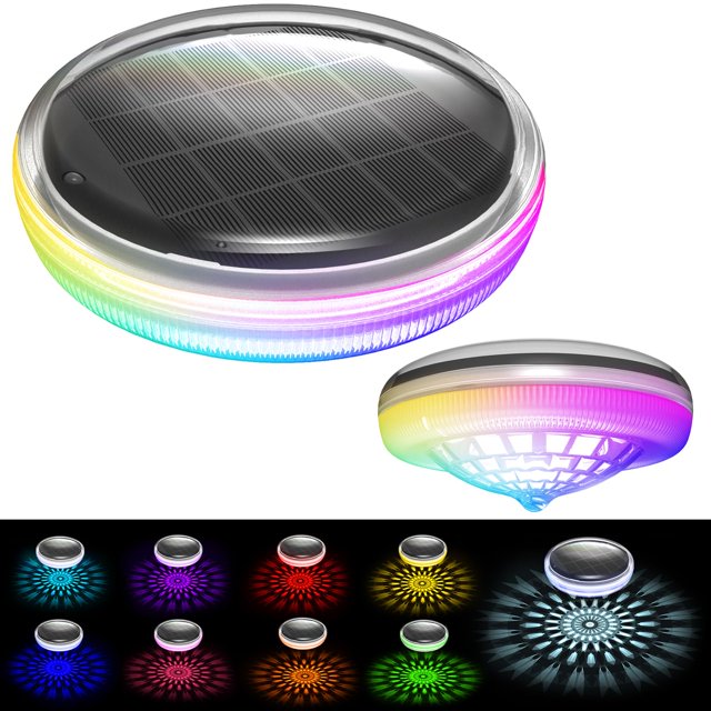 Luces Solares Flotantes para Piscina Temctrl Impermeables LED Paquete de 2
