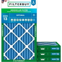 Filterbuy 17.25x26x2 MERV 13 Health Defense, Pleated HVAC AC Furnace Air Filters (4-Pack)