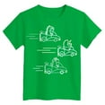 thumbnail image 4 of gdxvjhbj Chandail de Compression Garçons Garçons T-Shirt à Manches Courtes T-Shirts pour Enfants Hauts à Col Rond Chandails de Base Taille 9-10 (Vert, 9-10 Ans), 4 of 4