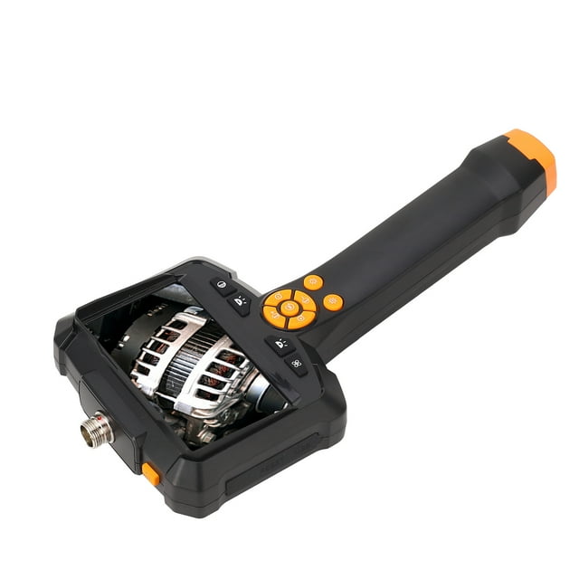 Endoscope Inspection Camera, 4.3in Handheld Endoscope Camera 1080P HD Inspection Camera with 8 LED Lights