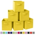 thumbnail image 1 of YOYTOO 6 Pack Collapsible Fabric Cube Storage Bins, 11" Collapsible Cube Organizer Baskets Bins, 1 of 7