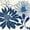 Unframed, variant on Art.com Blue Floralesque 1 Art Print by Bella Dos Santos, 16" x 16"