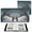 A House With Christmas Trees, variant on Self-Adhesive Leather Photo Album Gift For Memories A Small Log Cabin in The Snow