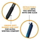 thumbnail image 2 of BIC Bol&iacute;grafos retr&aacute;ctiles de colores surtidos de tacto suave, punta media (1 mm), paquete de 36 unidades, bol&iacute;grafos negros y azules con agarre c&oacu BIC NA, 2 of 7