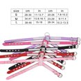thumbnail image 1 of Becaristey Pet Harness Portable Adjustable Folding Colorful Flexibe Safe Detachable Collar Chest Strap Accessories with Tow Rope Black S 1Set, 1 of 6