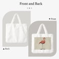 thumbnail image 2 of Salouo Flamingo Sitting On Chair for Plush Underarm Bag,Soft Tote Bag Ladies Fluffy Shoulder Bag Women Furry Tote Bag Plush Handbag for Autumn and Winter, 2 of 7