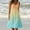 Yellow, variant on Ladies Dresses Short Sleeve Solid V-Neck Cotton Linen Sun Dress Ladies Dresses Casual Party
