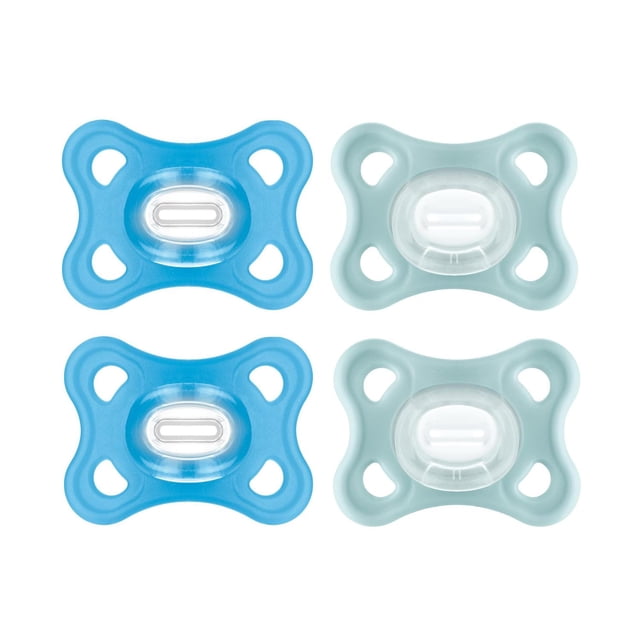 Chupetes MAM Comfort Rosa para Bebés Recién Nacidos de 3 a 12 Meses, Ligeros de Silicona