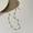 White K, variant on Rainbow Gem Necklace Simple Clavicle Chain