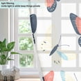 thumbnail image 4 of Yayeee Window Curtains Set of 2 for Living Room Light Filtering 63"x42", Beige Butterflies, 4 of 7