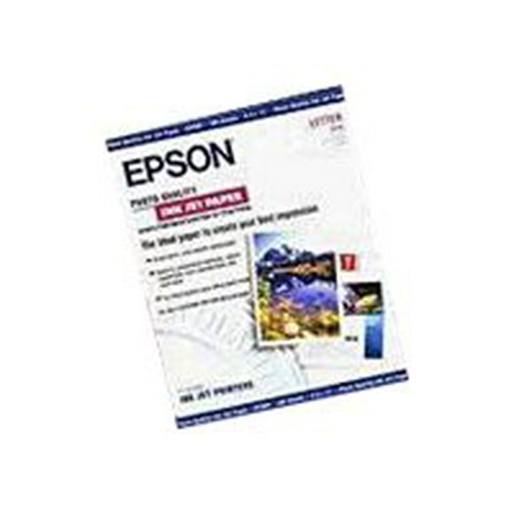 Epson - Couché - Lettre A Taille (8,5 Po x 11 Po) - 95 G/M - 100 Feuille(S) Papier - pour l'Expression Home XP-434; Stylet NX110, NX215, NX510; Effectif 610, WF-2750, 2760, 2930