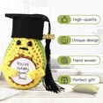 thumbnail image 4 of Graduation Gift 2025| Handmade Crochet Grad Gift, Perfect for High School, College, University Grads, PHD, Nurses (Yellow Graduation Pistachio), 4 of 6