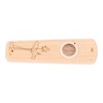 thumbnail image 1 of Wood Kazoo Lightweight Guitar Partner Portable Flute Musical Instrument With Flute Membrane For Choirs, 1 of 8