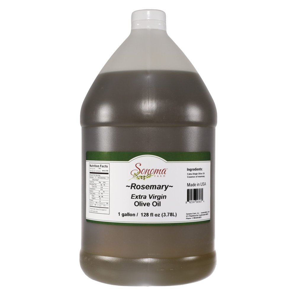 Sonoma Farm Rosemary Infused Extra Virgin Olive Oil Bulk 1 Gallon