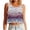 #0416-White, variant on Crop Tops for Women Gradient Crew Neck Sleeveless Blouses Casual Loose Fit Lightweight Comfy Stylish Daily Shirts Gift