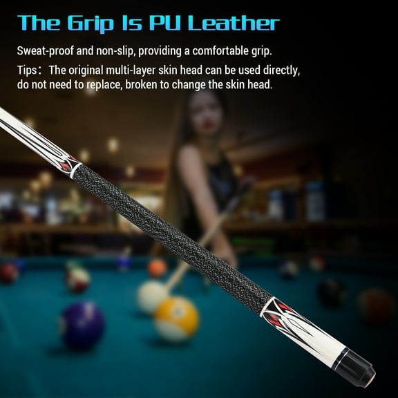 rod,Maple Nine-ball Cue Nine-ball Cue Pool Sticks / 57.9in Suitable Pool Head Pool Queue Stick 57.9in Maple Nine-ball Pool Sticks / 57.9in Maple Pool Head And Huiop Queue Stick Suitable Non-
