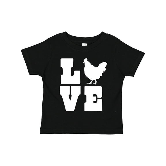 Inktastic Love Chickens Boys or Girls Toddler T-Shirt