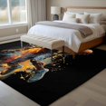 thumbnail image 4 of 5'x8' Area Rugs, Basketball Player Indoor Outdoor Area Rug for Living Room Bedroom, Watercolor Modern Abstract Art Washable Bathroom Rugs Kitchen Floor Carpet Mats Home Decor Aesthetic, 4 of 8