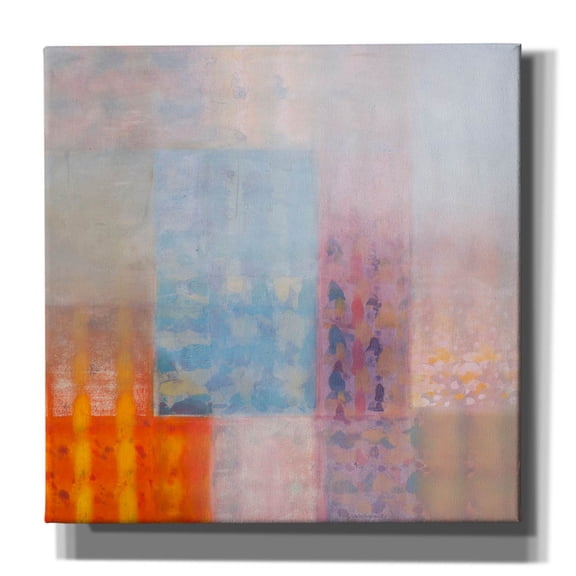 Epic Graffiti 'Harmonies I' by Hooshang Khorasani, Canvas Wall Art, 37"x37"
