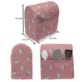 thumbnail image 4 of Sheep Stand Mixer Cover, Cartoon Style Repetitive Fluffy Animals Farm Creatures, Kitchen Appliance Organizer Bag Cover with Pockets, 5 Quarts, Pink Grey, by Ambesonne, 4 of 4