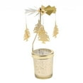 thumbnail image 2 of AMERTEER Auto Rotating Tea Light Votive Candle Holder Home Decoration -Star, 2 of 7