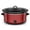 Red, variant on Chefman 7-Quart Family Size Electric Slow Cooker, Dishwasher-Safe Crock - Stainless Steel