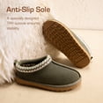 thumbnail image 4 of Pantuflas DREAM PAIRS SDSL2401K Verde Oliva para Niños Slip-On, 4 of 6