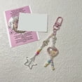 thumbnail image 5 of SIEYIO Beaded Bag Charm Colorful Keyring Elegant Keychain Personalized Phone Decoration, 5 of 21