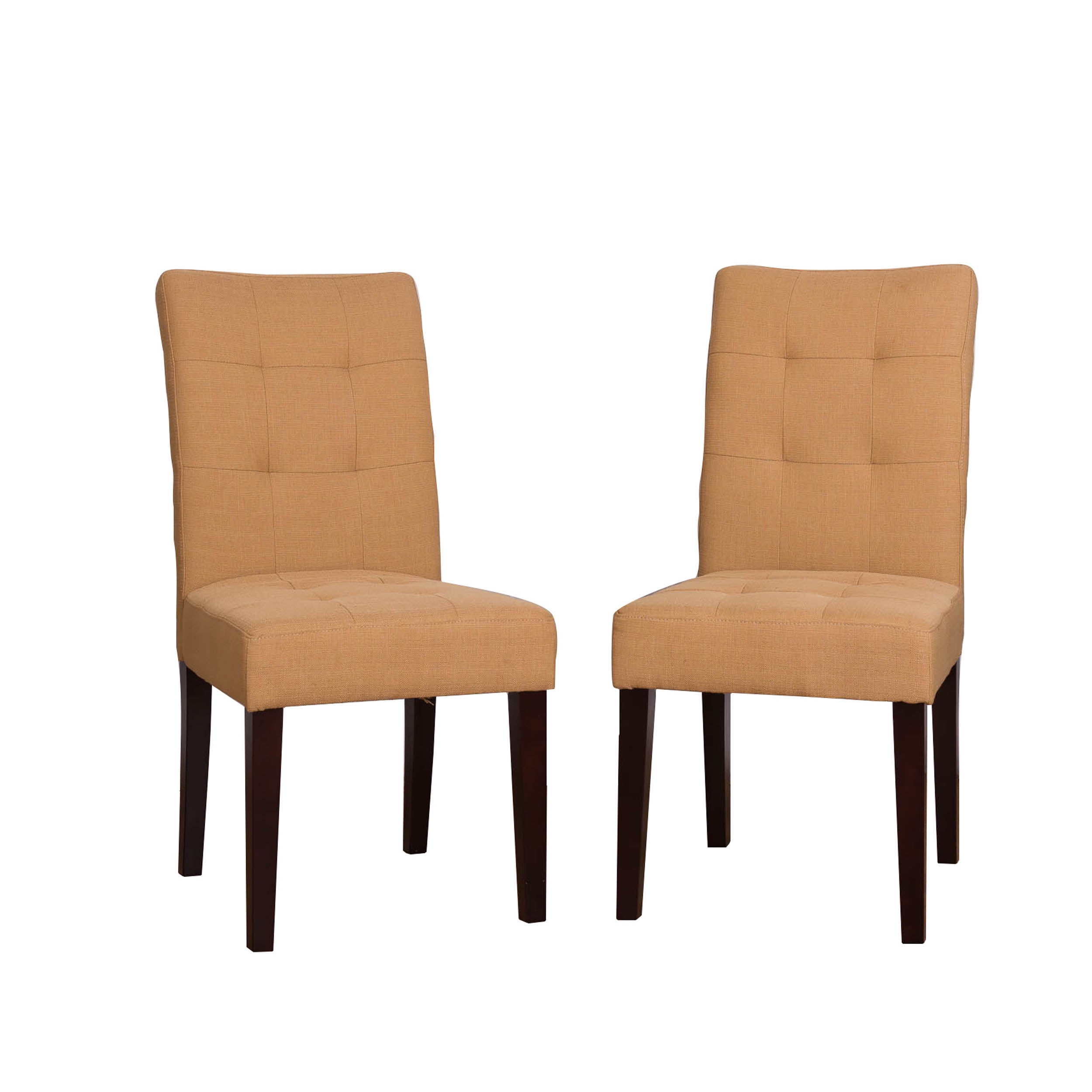 Tan Tufted Dining Chair Set Of 2 Com Departments