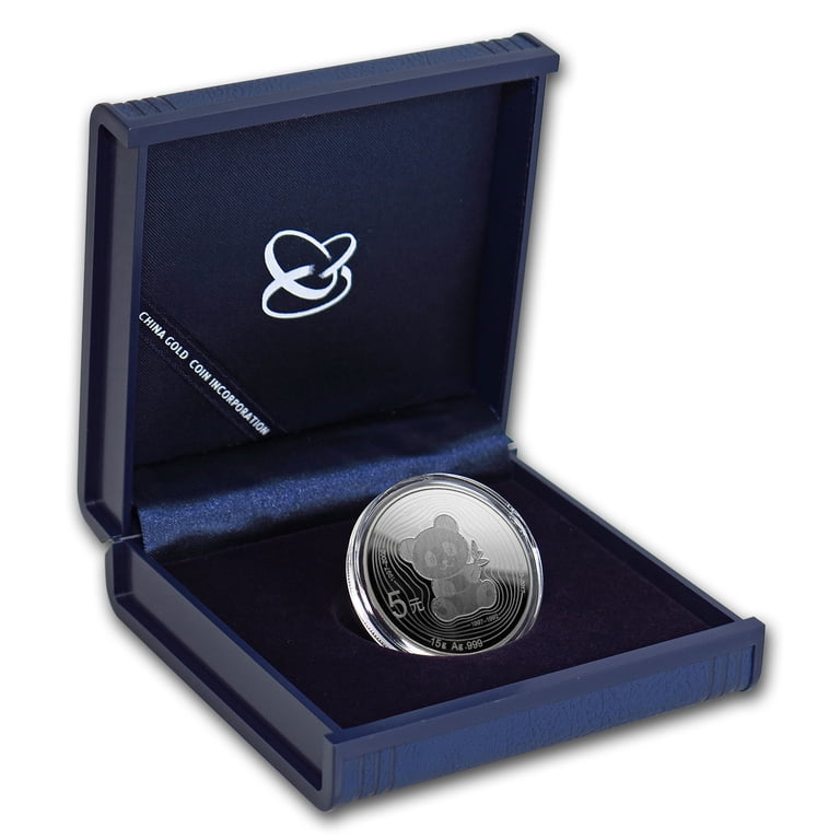 2017 China 15 g Silver 35th Anniversary of Gold Panda - Walmart.com