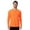 Safety Neon Orange 1 Pcs, variant on high visibility long sleeve shirt, High Visibility Work Shirts, Pure Dry Fit Poly, hi-vis Safety Shirt, Neon Orange, Pack of 3, Size- L