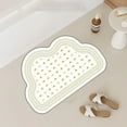 thumbnail image 6 of Qwtwty Bathroom Rugs Clouds Bathroom Floor Mats Toilet Soft Diatom Mud Strong Water Absorbent Foot Mats Toilet Door Antis Slip Mat Drying Carpet, 6 of 6