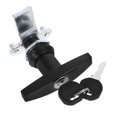 thumbnail image 4 of 1 Set T Handle Cabinet Locks RV Truck Storage Drawer Locks with Keys Garage Door Latch Locks Letter Box Drawer Locks for Trailers, 4 of 4