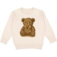 thumbnail image 2 of Inktastic Vintage Teddy Bear with Patch Toddler Sweatshirt, 2 of 4