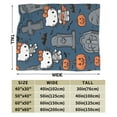 thumbnail image 5 of Halloween Cute Hello Kitty Blanket Kawaii Air Conditioning Blanket Nap Blanket Bed Living Room Blanket 30x40 H-9, 5 of 5