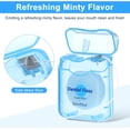 thumbnail image 2 of 60 pack dental floss, large quantity mint flavored travel dental floss, each 50 meters oral care dental protection (colorful), 2 of 4