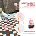 thumbnail image 6 of Interactive Cat Toy, Gourd Tumbler Design with Teaser Wand, Glowing Ball,A Durable and Safe Treat Dispenser-Ideal Gift for Kitten Exercise and Boredom Relief,Pink, 6 of 9
