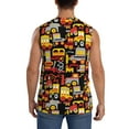 thumbnail image 4 of Balery Cars Men's Sleeveless Muscle Shirts Workout Tank Top, Moisture Wicking, Odor Protection-X-Large, 4 of 8