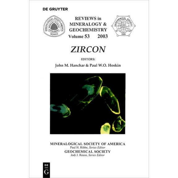 Reviews in Mineralogy & Geochemistry Zircon, Book 53, (Paperback)