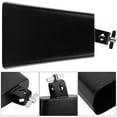 thumbnail image 6 of 7 Inch Black Metal Cowbell Cattle Bell Percussion Musical Instrument, 6 of 7