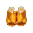 thumbnail image 4 of New Women Dolce Vita Henry Satin Open Toe Cross Strap Block Heel Sandal, 4 of 5