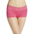 thumbnail image 1 of Maidenform Shorty en Coton pour Femmes avec Dentelle - Article à Succès, 5, Rose, 1 of 1