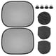 thumbnail image 3 of Suction Cup Side Window Sun Shades UV Protection Mesh Covers for Cars to Block Sunlight and Heat Car Accessories, 3 of 3
