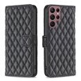thumbnail image 4 of TECH CIRCLE for Samsung Galaxy S22 Ultra 6.8" 2022 Flip Wallet Case, PU Leather Fragrance Case with Cart Slot Kickstand Shockproof Protective Case for S22 Ultra Ladies Women Men, Black, 4 of 8