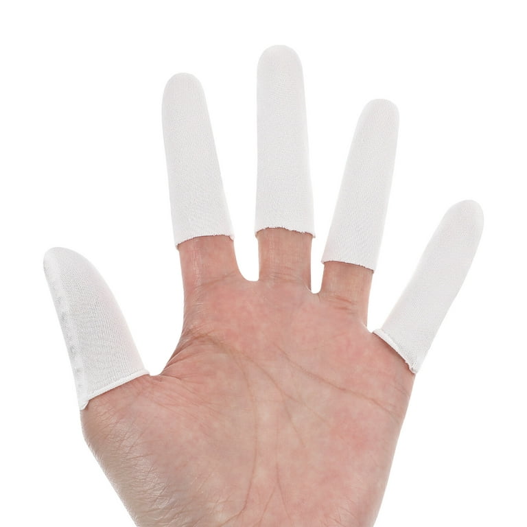  ULTECHNOVO 3 Pairs Anti-Cut Finger Cot Finger Finger Covers  Anti- Cut Fingertips Finger Protectors Finger Cots Thumb Sleeve Work  Anti-Static Hppe High Strength Polyethylene : Health & Household